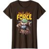 image:imageStar Wars The Mandalorian and Grogu Movie Feel the Force TShirtBrown