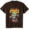 image:imageStar Wars The Mandalorian and Grogu Movie Feel the Force TShirtBrown