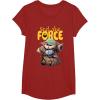 image:imageStar Wars The Mandalorian and Grogu Movie Feel the Force TShirtCranberry Red