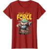 image:imageStar Wars The Mandalorian and Grogu Movie Feel the Force TShirtCranberry Red
