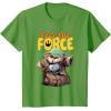 image:imageStar Wars The Mandalorian and Grogu Movie Feel the Force TShirtGrass Green