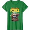 image:imageStar Wars The Mandalorian and Grogu Movie Feel the Force TShirtKelly Green