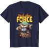 image:imageStar Wars The Mandalorian and Grogu Movie Feel the Force TShirtNavy Blue