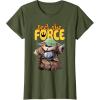 image:imageStar Wars The Mandalorian and Grogu Movie Feel the Force TShirtOlive Green