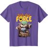 image:imageStar Wars The Mandalorian and Grogu Movie Feel the Force TShirtPurple Heather