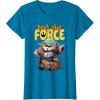 image:imageStar Wars The Mandalorian and Grogu Movie Feel the Force TShirtSapphire Blue