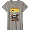 image:imageStar Wars The Mandalorian and Grogu Movie Feel the Force TShirtSlate Grey