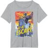 image:imageStar Wars The Mandalorian and Grogu Movie Mando ATRT Escape TShirtHeather Grey