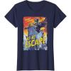 image:imageStar Wars The Mandalorian and Grogu Movie Mando ATRT Escape TShirtNavy Blue