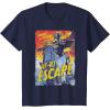 image:imageStar Wars The Mandalorian and Grogu Movie Mando ATRT Escape TShirtNavy Blue