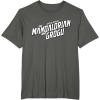 image:imageStar Wars The Mandalorian and Grogu Official BampW Movie Logo TShirtAsphalt Grey