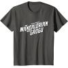 image:imageStar Wars The Mandalorian and Grogu Official BampW Movie Logo TShirtAsphalt Grey