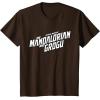 image:imageStar Wars The Mandalorian and Grogu Official BampW Movie Logo TShirtBrown