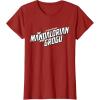 image:imageStar Wars The Mandalorian and Grogu Official BampW Movie Logo TShirtCranberry Red