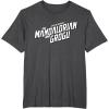image:imageStar Wars The Mandalorian and Grogu Official BampW Movie Logo TShirtDark Heather Grey