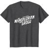 image:imageStar Wars The Mandalorian and Grogu Official BampW Movie Logo TShirtDark Heather Grey