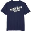 image:imageStar Wars The Mandalorian and Grogu Official BampW Movie Logo TShirtNavy Blue