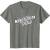 image:imageStar Wars The Mandalorian and Grogu Official BampW Movie Logo TShirtOlive Heather