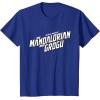 image:imageStar Wars The Mandalorian and Grogu Official BampW Movie Logo TShirtRoyal Blue