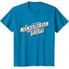 image:imageStar Wars The Mandalorian and Grogu Official BampW Movie Logo TShirtSapphire Blue