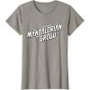 image:imageStar Wars The Mandalorian and Grogu Official BampW Movie Logo TShirtSlate Grey