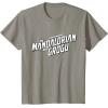 image:imageStar Wars The Mandalorian and Grogu Official BampW Movie Logo TShirtSlate Grey