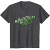 image:imageStar Wars The Mandalorian and Grogu Official Movie Logo TShirtDark Heather Grey