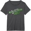 image:imageStar Wars The Mandalorian and Grogu Official Movie Logo TShirtDark Heather Grey
