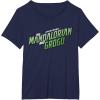 image:imageStar Wars The Mandalorian and Grogu Official Movie Logo TShirtNavy Blue