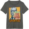 image:imageStar Wars The Mandalorian and Grogu Ready for Adventure TShirtAsphalt Grey