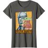 image:imageStar Wars The Mandalorian and Grogu Ready for Adventure TShirtAsphalt Grey