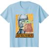 image:imageStar Wars The Mandalorian and Grogu Ready for Adventure TShirtBaby Blue
