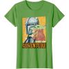 image:imageStar Wars The Mandalorian and Grogu Ready for Adventure TShirtGrass Green