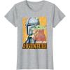 image:imageStar Wars The Mandalorian and Grogu Ready for Adventure TShirtHeather Grey