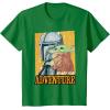 image:imageStar Wars The Mandalorian and Grogu Ready for Adventure TShirtKelly Green