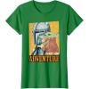 image:imageStar Wars The Mandalorian and Grogu Ready for Adventure TShirtKelly Green