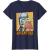 image:imageStar Wars The Mandalorian and Grogu Ready for Adventure TShirtNavy Blue