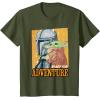 image:imageStar Wars The Mandalorian and Grogu Ready for Adventure TShirtOlive Green