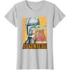 image:imageStar Wars The Mandalorian and Grogu Ready for Adventure TShirtSilver Grey