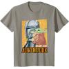 image:imageStar Wars The Mandalorian and Grogu Ready for Adventure TShirtSlate Grey