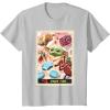image:imageStar Wars The Mandalorian and Grogu Snack Time Card 32 TShirtSilver Grey