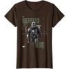 image:imageStar Wars The Mandalorian and Grogu Wherever I Go He Goes TShirtBrown