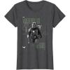 image:imageStar Wars The Mandalorian and Grogu Wherever I Go He Goes TShirtDark Heather Grey