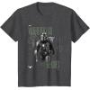 image:imageStar Wars The Mandalorian and Grogu Wherever I Go He Goes TShirtDark Heather Grey