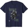 image:imageStar Wars The Mandalorian and Grogu Wherever I Go He Goes TShirtNavy Blue