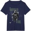 image:imageStar Wars The Mandalorian and Grogu Wherever I Go He Goes TShirtNavy Blue