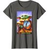 image:imageThe Mandalorian And Grogu Bounty Hunter Grogu With Beskar TShirtAsphalt Grey