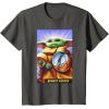 image:imageThe Mandalorian And Grogu Bounty Hunter Grogu With Beskar TShirtAsphalt Grey