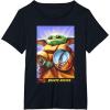 image:imageThe Mandalorian And Grogu Bounty Hunter Grogu With Beskar TShirtBlack