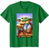 image:imageThe Mandalorian And Grogu Bounty Hunter Grogu With Beskar TShirtKelly Green